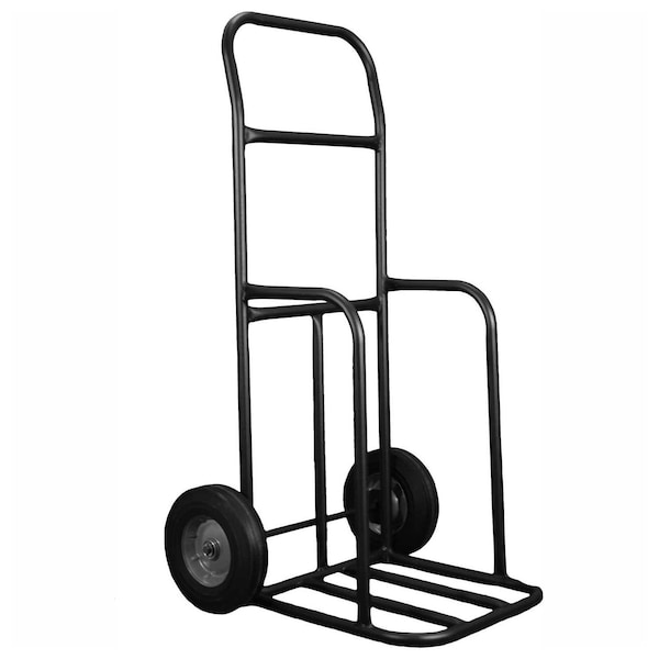 Cortina Safety Products Traffic Cone Cart, Steel/Rubber, 47 in Height, 24 in Length, Black 03-500-CC - main